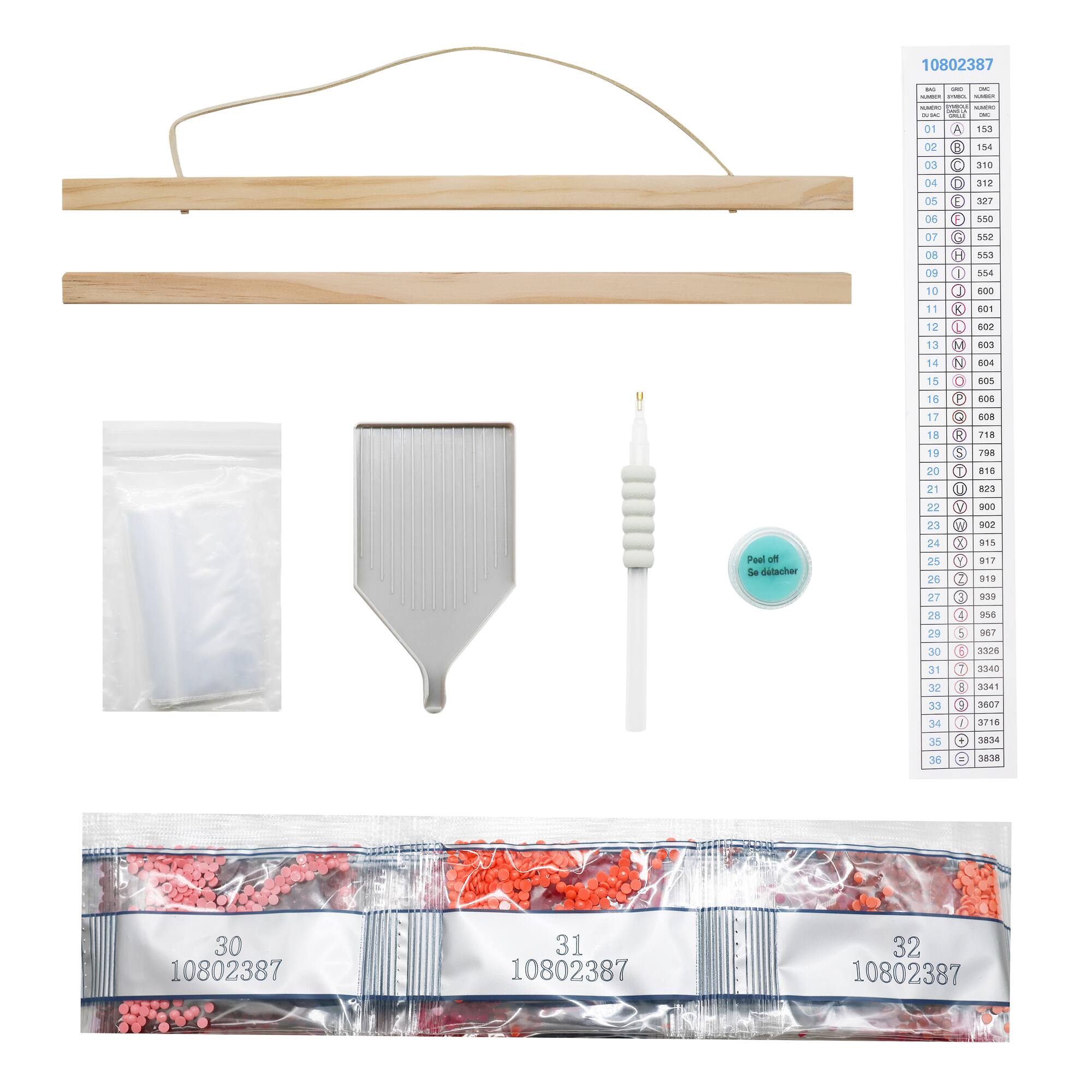 11" x 14" Pink Palms Diamond Art Kit by Make Market®